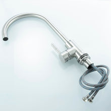 Finn Single Handle Kitchen Faucet In Brushed Nickel