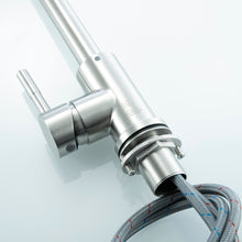 Finn Single Handle Kitchen Faucet In Brushed Nickel