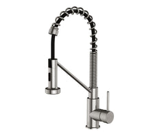 Yara Single Handle Pull Down Sprayer Kitchen Faucet In Brushed Nickel