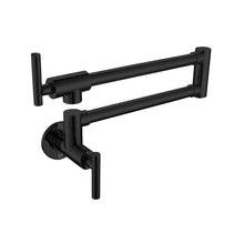 Gabriel Wall Mounted Pot Filler In Matte Black