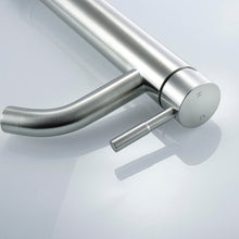 Victor Single Hole Single Handle Bathroom Faucet In Brushed Nickel