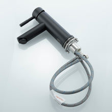 Mia Single Hole Single Handle Bathroom Faucet In Matte Black