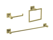 Isla 3-Piece Bathroom Hardware Set In Brushed Gold