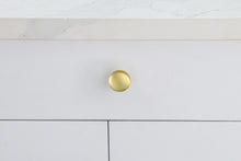 Cadon 1.2" Diameter Brushed Gold Mushroom Knob Multipack (Set Of 10)