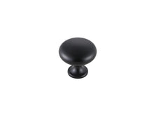 Cadon 1.2" Diameter Matte Black Mushroom Knob Multipack (Set Of 10)