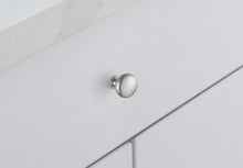 Cadon 1.2" Diameter Brushed Nickel Mushroom Knob Multipack (Set Of 10)