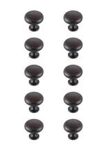 Cadon 1.2" Diameter Oil-Rubbed Bronze Mushroom Knob Multipack (Set Of 10)