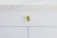 Kaid 1.2" Diameter Brushed Gold Mushroom Knob Multipack (Set Of 10)