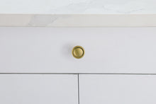 Logyn 1.3" Diameter Brushed Gold Mushroom Knob Multipack (Set Of 10)