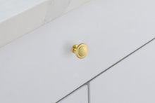 Logyn 1.3" Diameter Brushed Gold Mushroom Knob Multipack (Set Of 10)