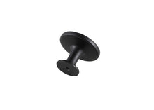 Logyn 1.3" Diameter Matte Black Mushroom Knob Multipack (Set Of 10)