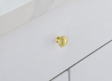 Minu 1.3" Diameter Brushed Gold Mushroom Knob Multipack (Set Of 10)