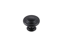 Minu 1.3" Diameter Matte Black Mushroom Knob Multipack (Set Of 10)