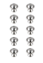 Kadea 1.2" Diameter Brushed Nickel Mushroom Knob Multipack (Set Of 10)