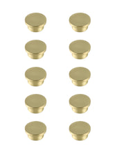 Trovon 1.6" Diameter Brushed Gold Oversize Round Knob Multipack (Set Of 10)