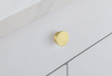 Trovon 1.6" Diameter Brushed Gold Oversize Round Knob Multipack (Set Of 10)