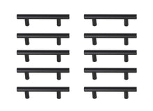 Quinn 3" Center To Center Matte Black Bar Pull Multipack (Set Of 10)