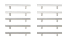 Quinn 4" Center To Center Brushed Nickel Bar Pull Multipack (Set Of 10)