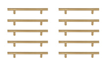 Quinn 5" Center To Center Brass Bar Pull Multipack (Set Of 10)