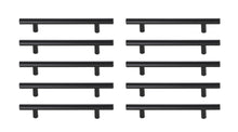 Quinn 5" Center To Center Matte Black Bar Pull Multipack (Set Of 10)