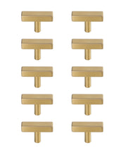 Dior Brass T Bar Pull Multipack (Set Of 10)