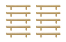 Dior 4" Center To Center Brass Bar Pull Multipack (Set Of 10)