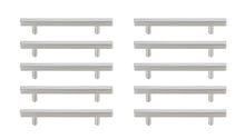 Dior 5" Center To Center Brushed Nickel Bar Pull Multipack (Set Of 10)