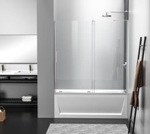 Frameless Tub Door 60 X 60 Brushed Nickel