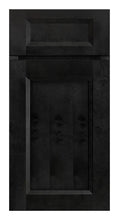 Dark Gray Stain Recessed Panel Door Sample by Craft