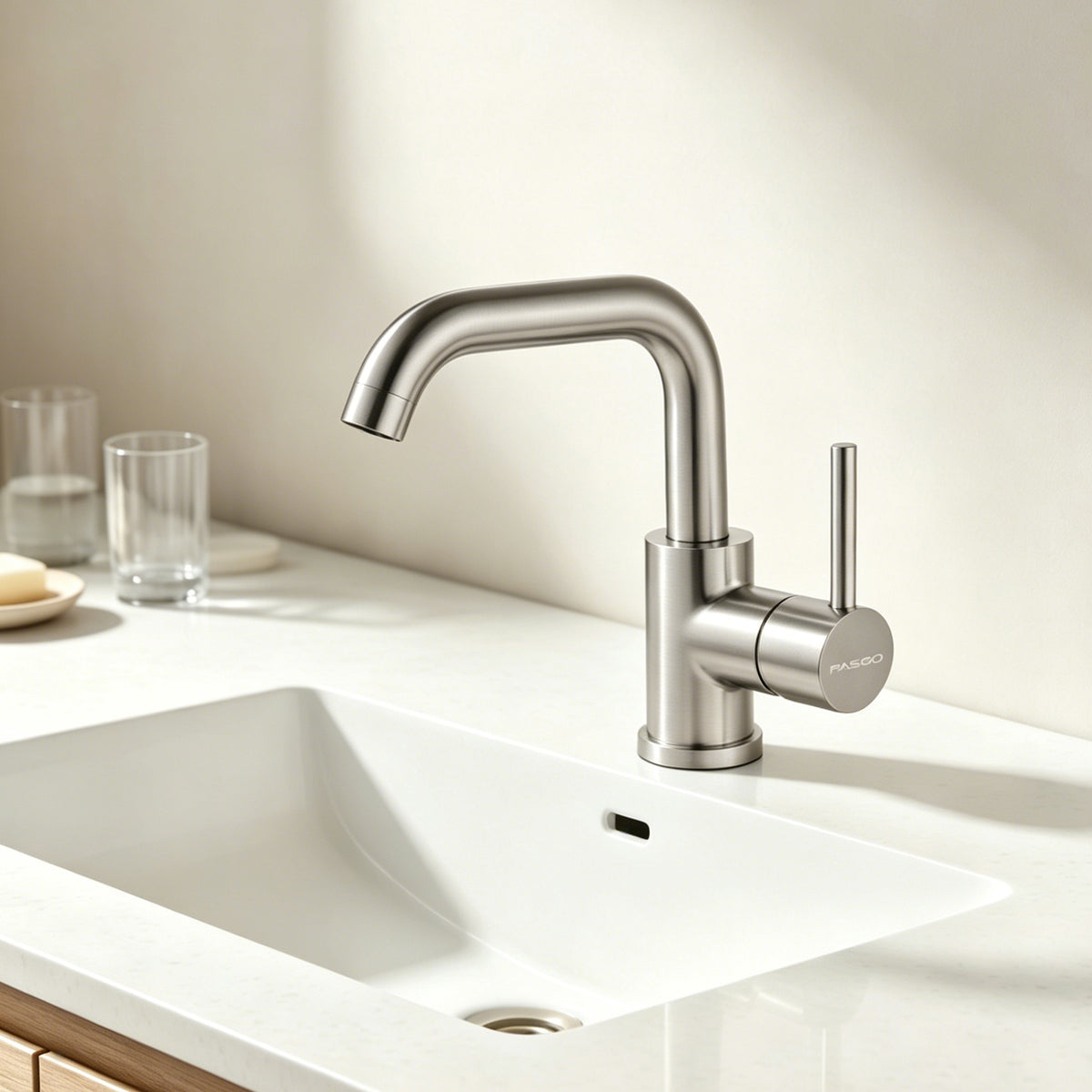 3305QT Single Handle High Arc Bathroom Faucet