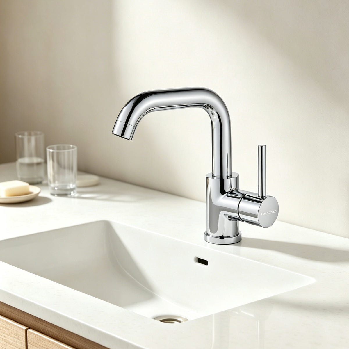 3305QT Single Handle High Arc Bathroom Faucet