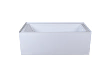 Alcove Soaking Bathtub 32X60 Inch Left Drain In Glossy White