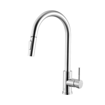 Jack Single Handle Pull Down Sprayer Kitchen Faucet In Chrome