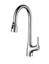 Andrea Single Handle Pull Down Sprayer Kitchen Faucet In Chrome