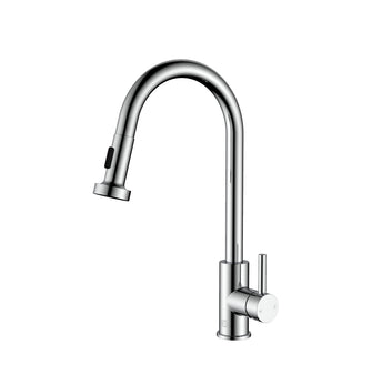 Sem Single Handle Pull Down Sprayer Kitchen Faucet In Chrome