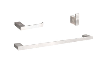 Sofia 3-Piece Bathroom Hardware Set In Brushed Nickel