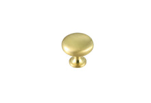 Cadon 1.2" Diameter Brushed Gold Mushroom Knob Multipack (Set Of 10)