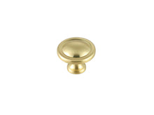 Garlande 1.2" Diameter Brushed Gold Mushroom Knob Multipack (Set Of 10)