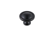 Garlande 1.2" Diameter Matte Black Mushroom Knob Multipack (Set Of 10)