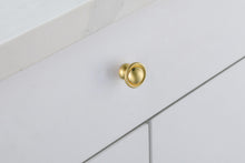 Kadea 1.2" Diameter Brushed Gold Mushroom Knob Multipack (Set Of 10)