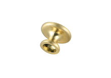 Kadea 1.2" Diameter Brushed Gold Mushroom Knob Multipack (Set Of 10)