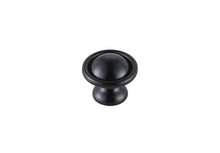 Kadea 1.2" Diameter Matte Black Mushroom Knob Multipack (Set Of 10)