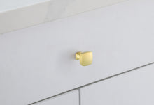 Irvin 1.3" Brushed Gold Square Knob Multipack (Set Of 10)