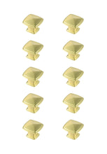 Marcel 1.2" Brushed Gold Square Knob Multipack (Set Of 10)