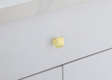 Cecil 1.3" Brushed Gold Square Knob Multipack (Set Of 10)