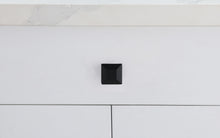 Cecil 1.3" Matte Black Square Knob Multipack (Set Of 10)