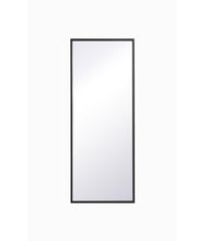 Metal Frame Rectangle Mirror 14 Inch In Black