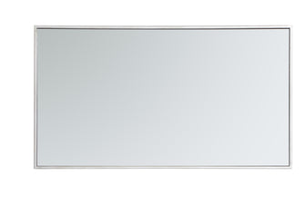 Metal Frame Rectangle Mirror 20 Inch In Silver