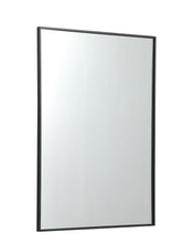 Metal Frame Rectangle Mirror 30 Inch In Black