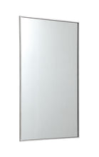 Metal Frame Rectangle Mirror 30 Inch In Silver